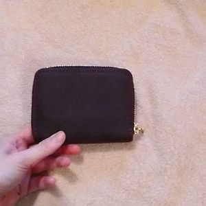 Portland Leather Goods Small Wallet in color "Merlot"